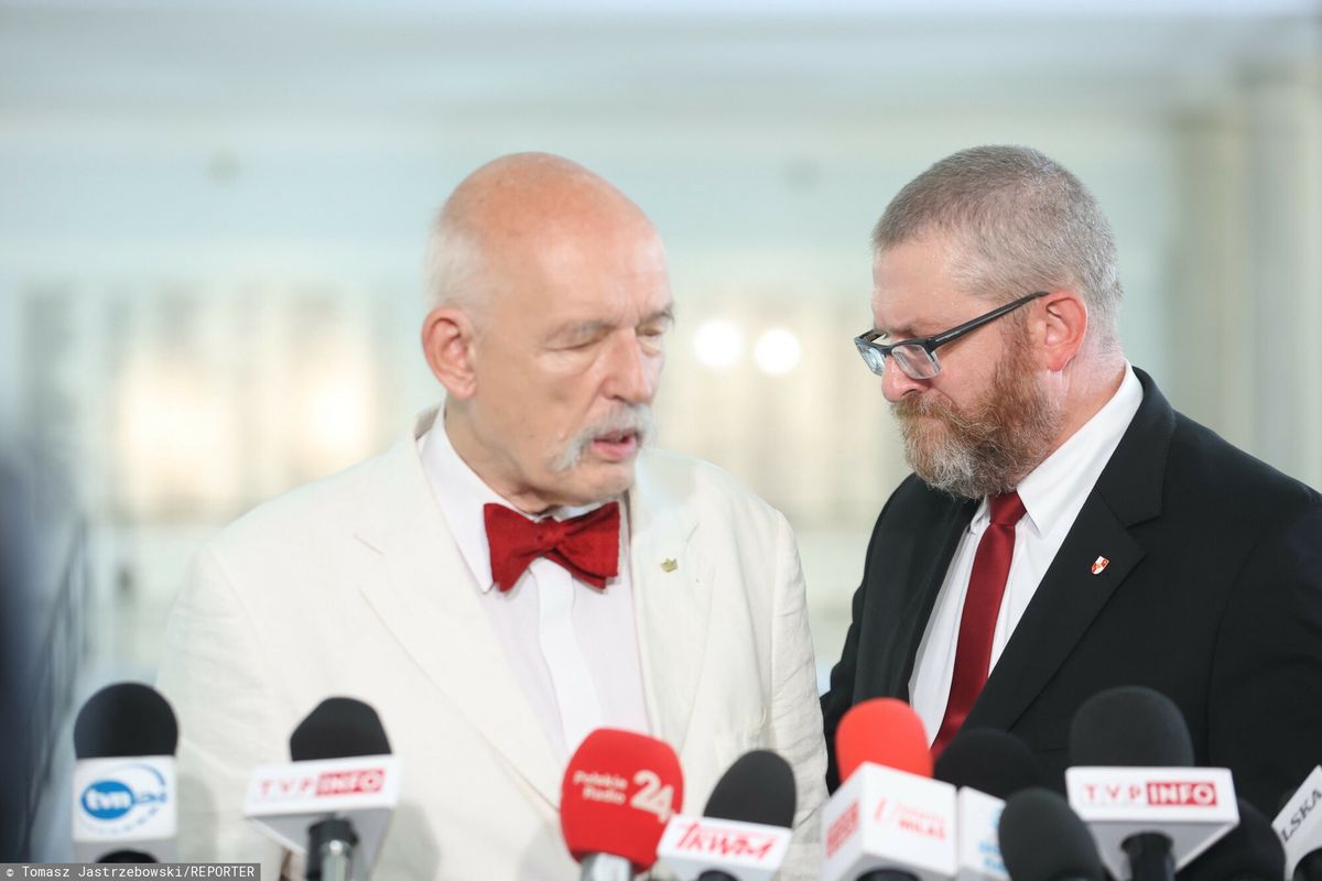 Janusz Korwin-Mikke i Grzegorz Braun