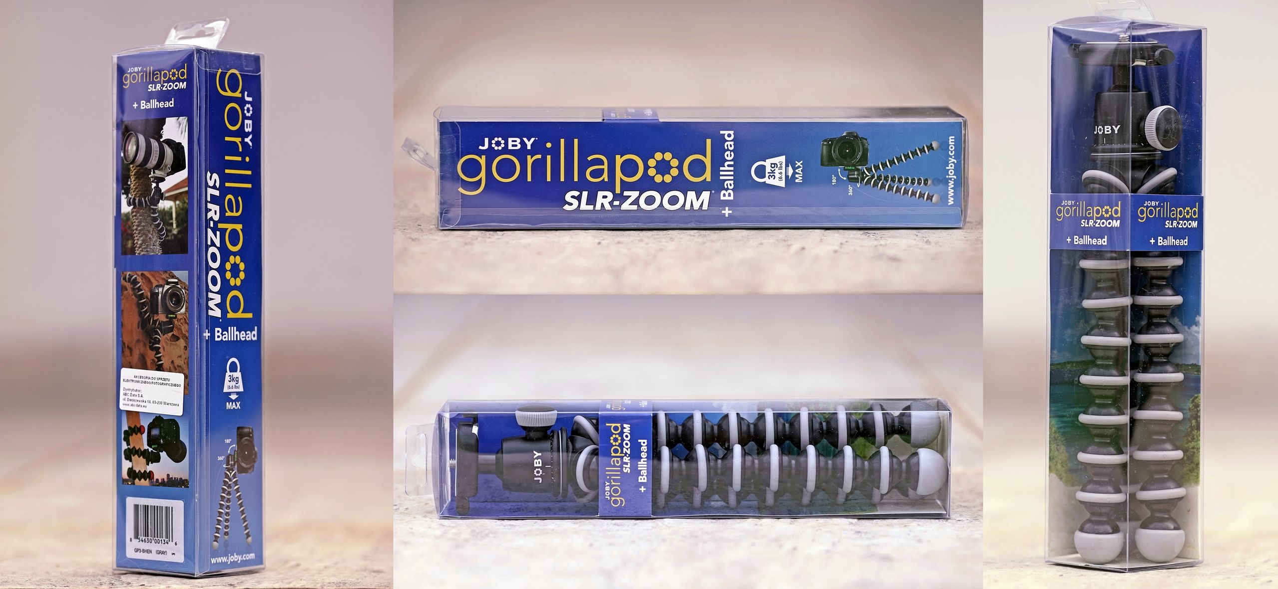 Joby Gorillapod SLR-Zoom czyli małpa trzymająca lustrzankę z zoomem 2