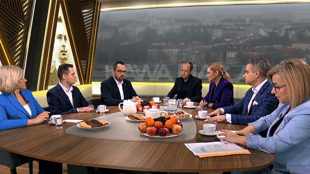 W "Kawie na Ławę" pojawił się w drodze wyjątku wiceminister infrastruktury Marcin Horała z PiS