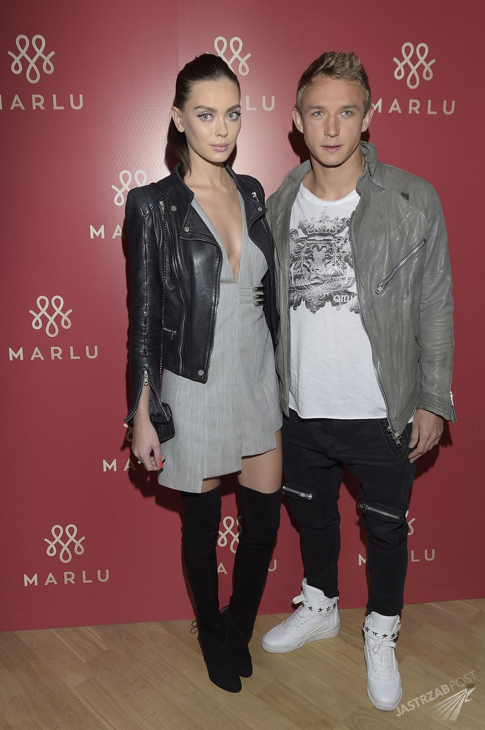 Edyta Zając i Jakub Rzeźniczak na spotkaniu promującym markę Marlu (fot. AKPA)