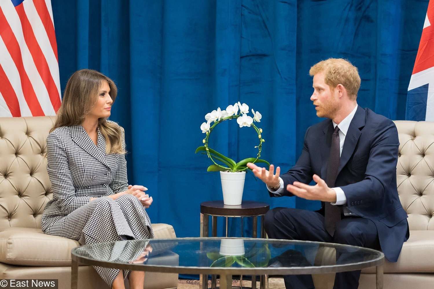 Melania Trump i książę Harry na spotkaniu w Toronto