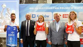 Konferencja prasowa ORLEN Mistrzostw Polski w siatkówce plażowej Kraków 2018 (galeria)