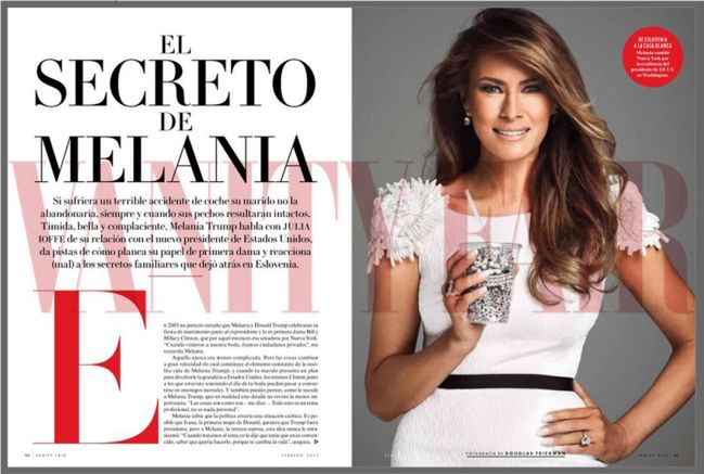 Melania Trump na okładce meksykańskiego "Vanity Fair"