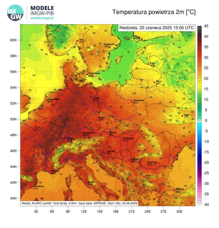 Prognoza pogody na niedzielę, 22 czerwca