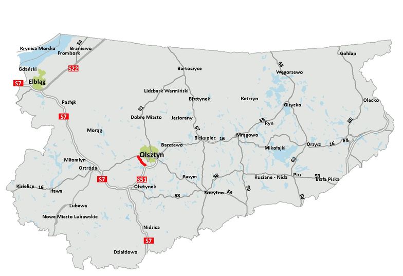 Obwodnica ma odciążyć zakorkowane ulice Olsztyna