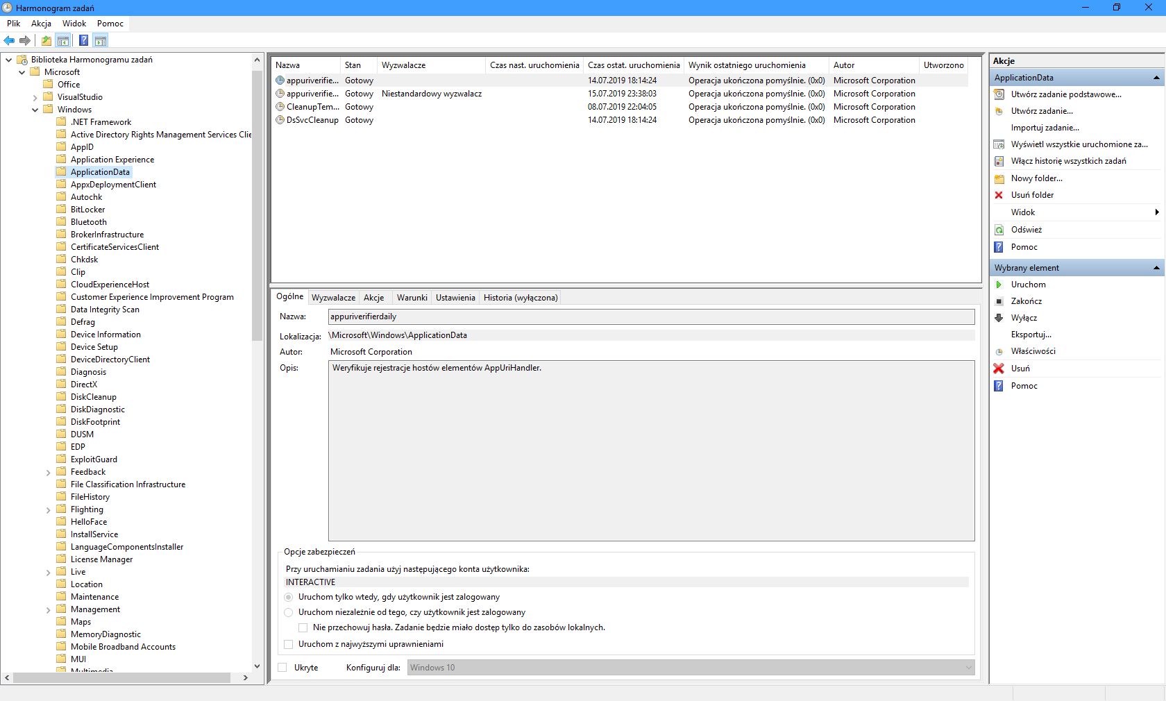 Biblioteka Harmonogramu Zadań pozwala zobaczyć, co robi Windows, gdy nic nie robi