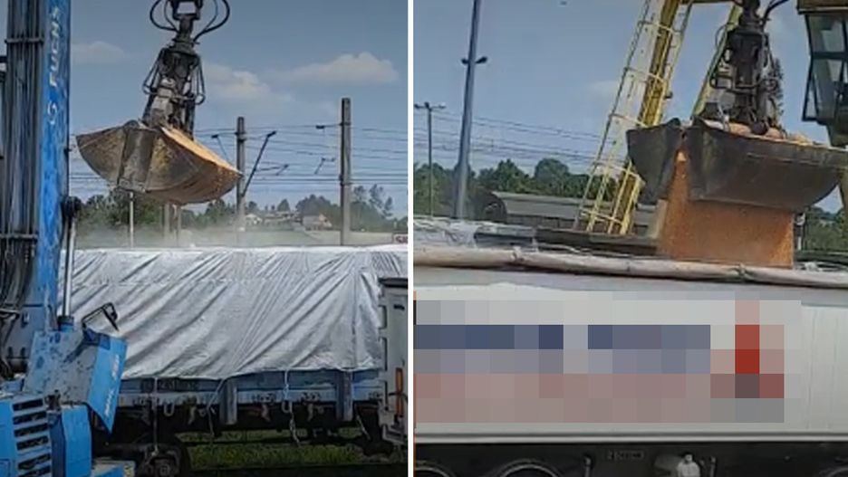 Burza o import ukraińskiego zboża. Rolnicy pokazują jak ziarno wlewa się do Polski
