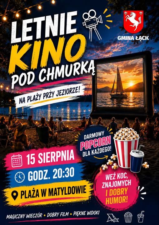 Letnie kino pod chmurką w Matyldowie 