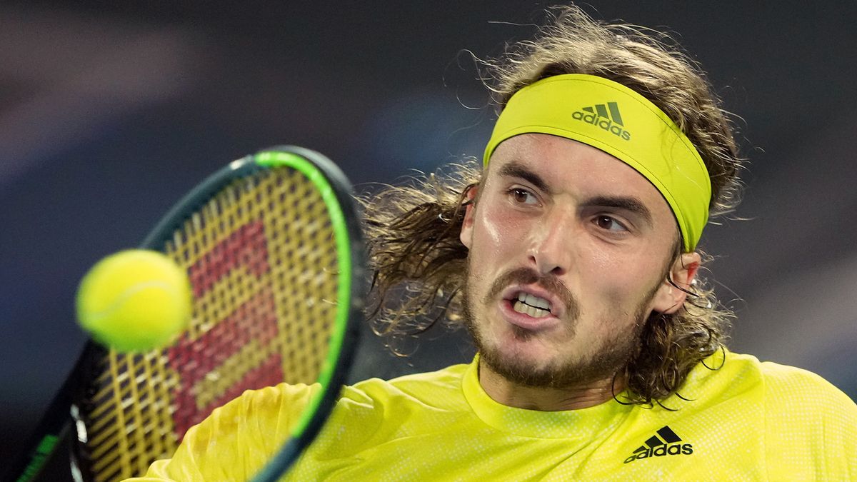 PAP/EPA / DAVE HUNT / Na zdjęciu: Stefanos Tsitsipas