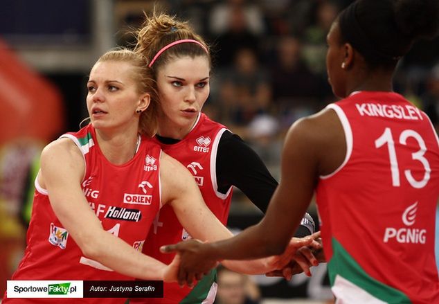 Skoncentrowane pilanki w Łodzi do końca walczyły o zwycięstwo (pierwsza z lewej Agata Babicz)