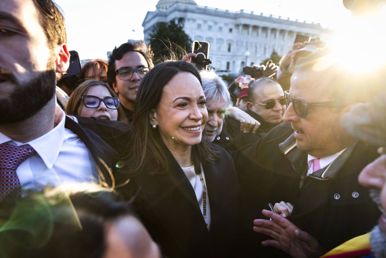 Trump zadowolony z gestu Machado. "To wspaniała kobieta"