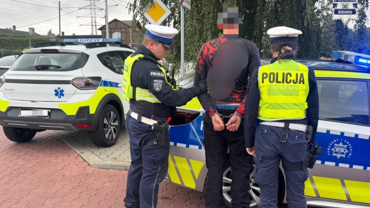 Prowadził pojazd do transportu krwi. Miał 4 zakazy sądowe.