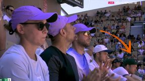 Poznajesz? Niespodziewany gość na meczu Igi Świątek