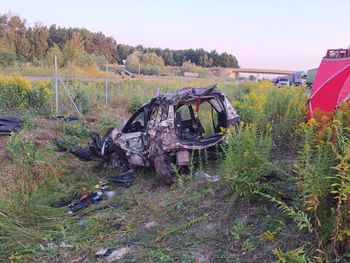 Gocław: Tragiczny wypadek na S17. Ciężarówka wjechała w auto