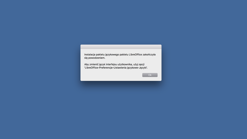 LibreOffice – przetłumaczony interfejs użytkownika 2