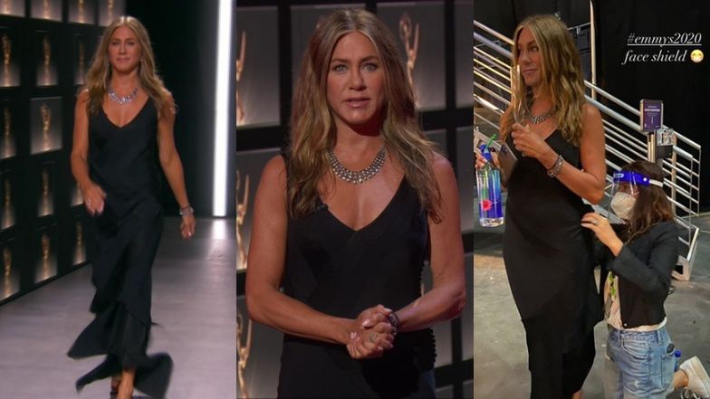 Emmy 2020. "Skromna" Jennifer Aniston BŁYSZCZY podczas wirtualnej gali wręczenia statuetek (ZDJĘCIA)