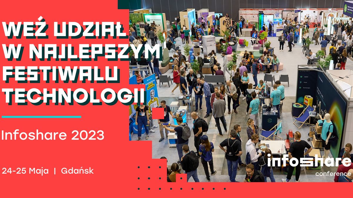 Infoshare 2023 odbędzie się pod koniec maja