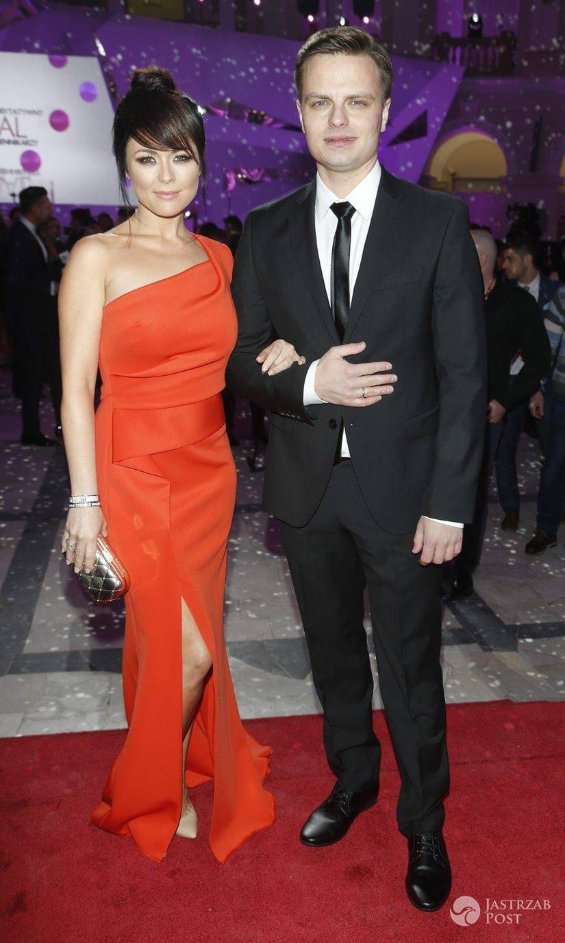 Kasia Cichopek i Marcin Hakiel, Bal Dziennikarzy 2016 (fot. AKPA)