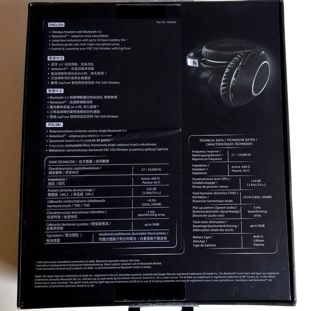 Sennheiser PXC 550 – test słuchawek z aktywnym tłumieniem hałasu 7