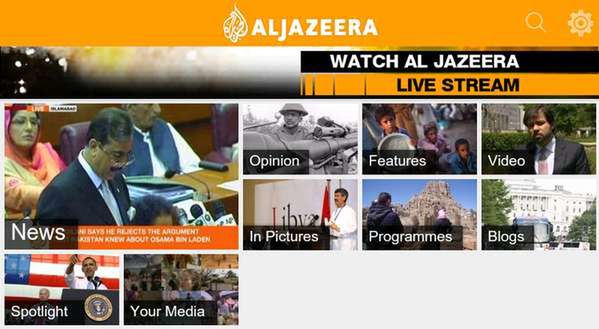 Al Jazeera dla Androida i BlackBerry