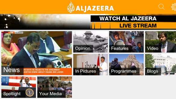Al Jazeera dla Androida i BlackBerry 1
