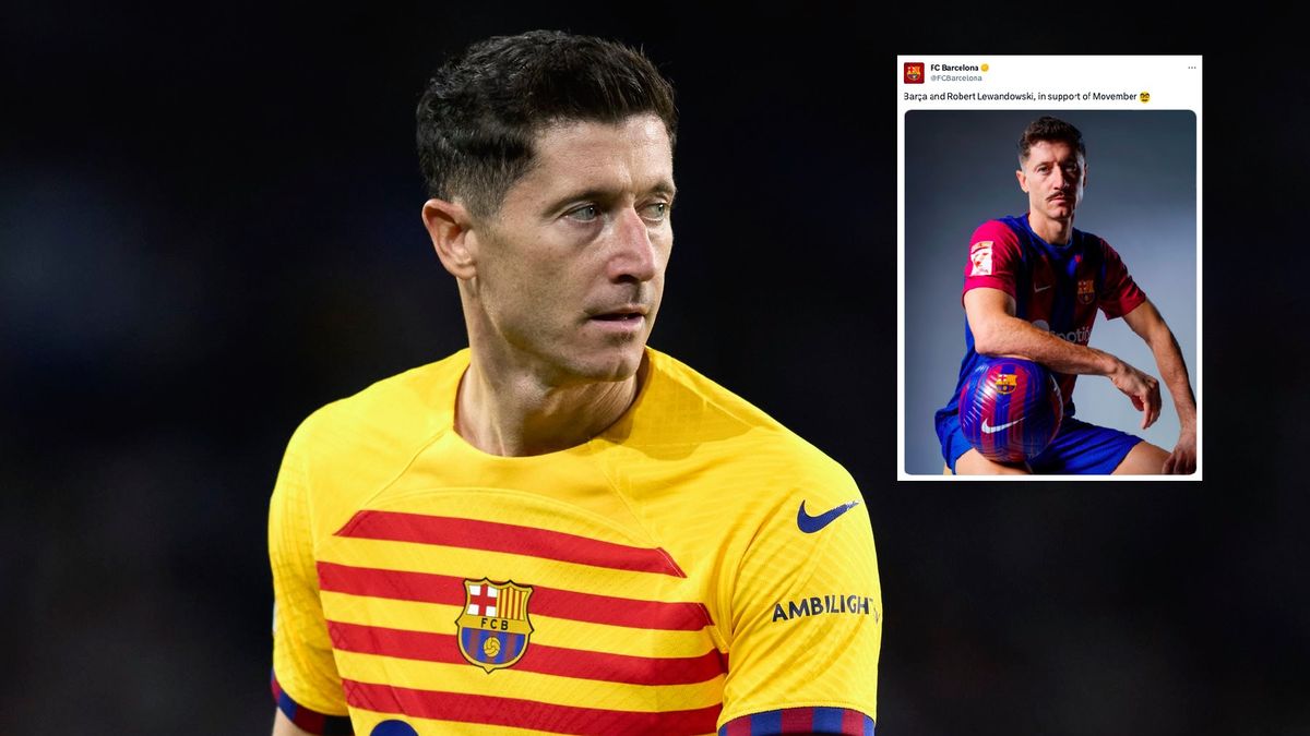 Zdjęcie okładkowe artykułu: Materiały prasowe / Na zdjęciu: Robert Lewandowski (Ion Alcoba/Quality Sport Images/Getty Images), w ramce: wpis FC Barcelonny na platformie X (dawniej Twitter)