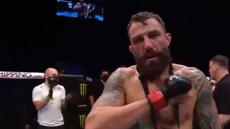 Twitter / Michael Chiesa pokonał Neila Magny'ego w walce wieczoru UFC on ESPN 20