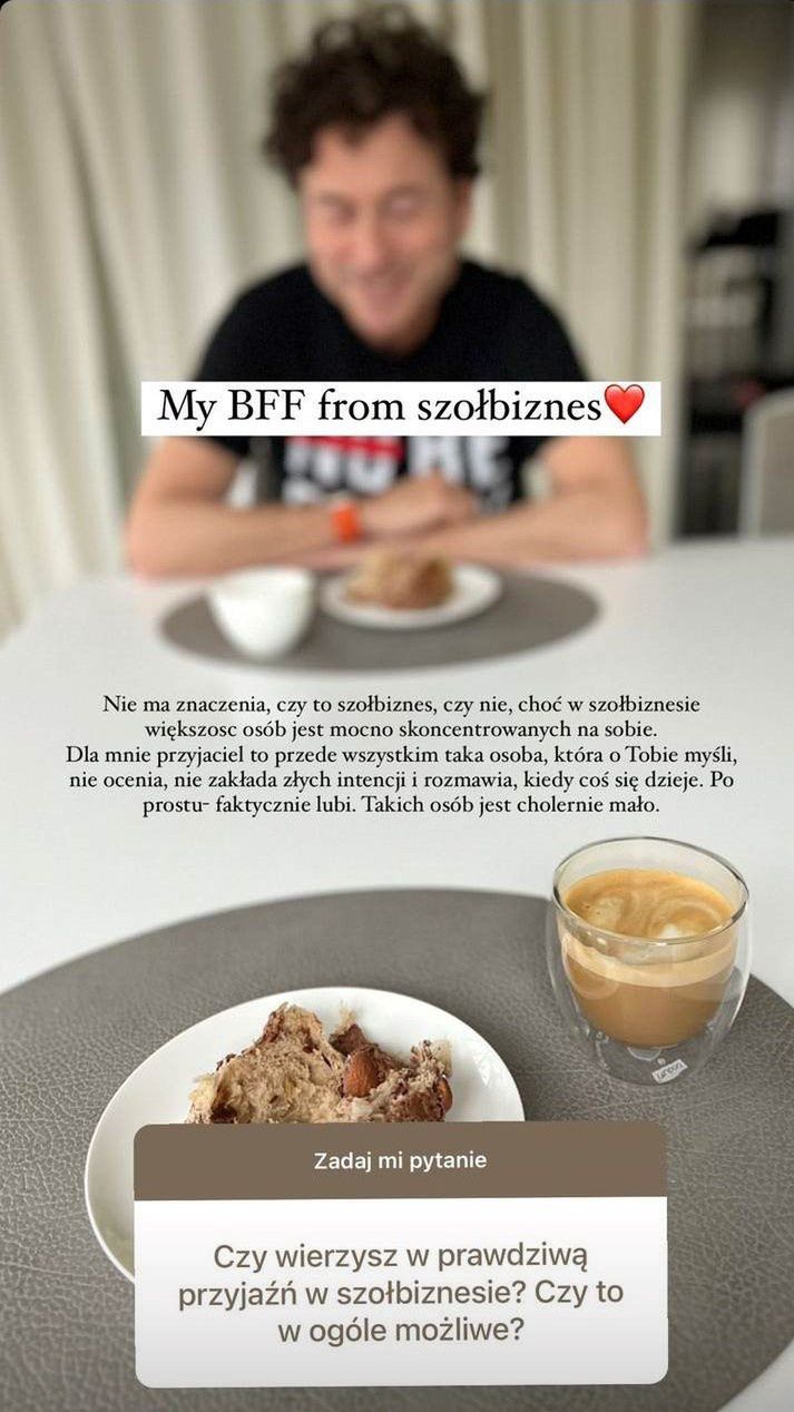 Agata Rubik rozprawia o przyjaźni w show biznesie