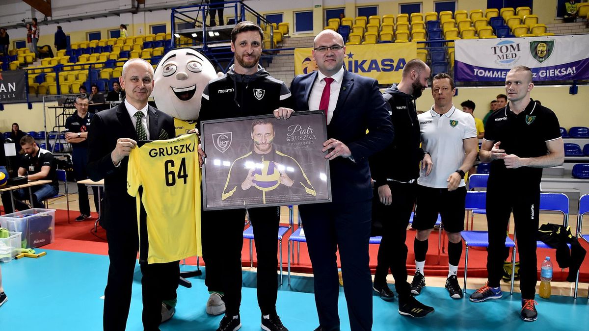 Materiały prasowe / GKS Katowice / Na zdjęciu: pożegnanie Piotra Gruszki z GKS-em Katowice