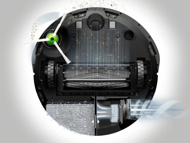 Tak wygląda iRobot Roomba Combo i8 od spodu