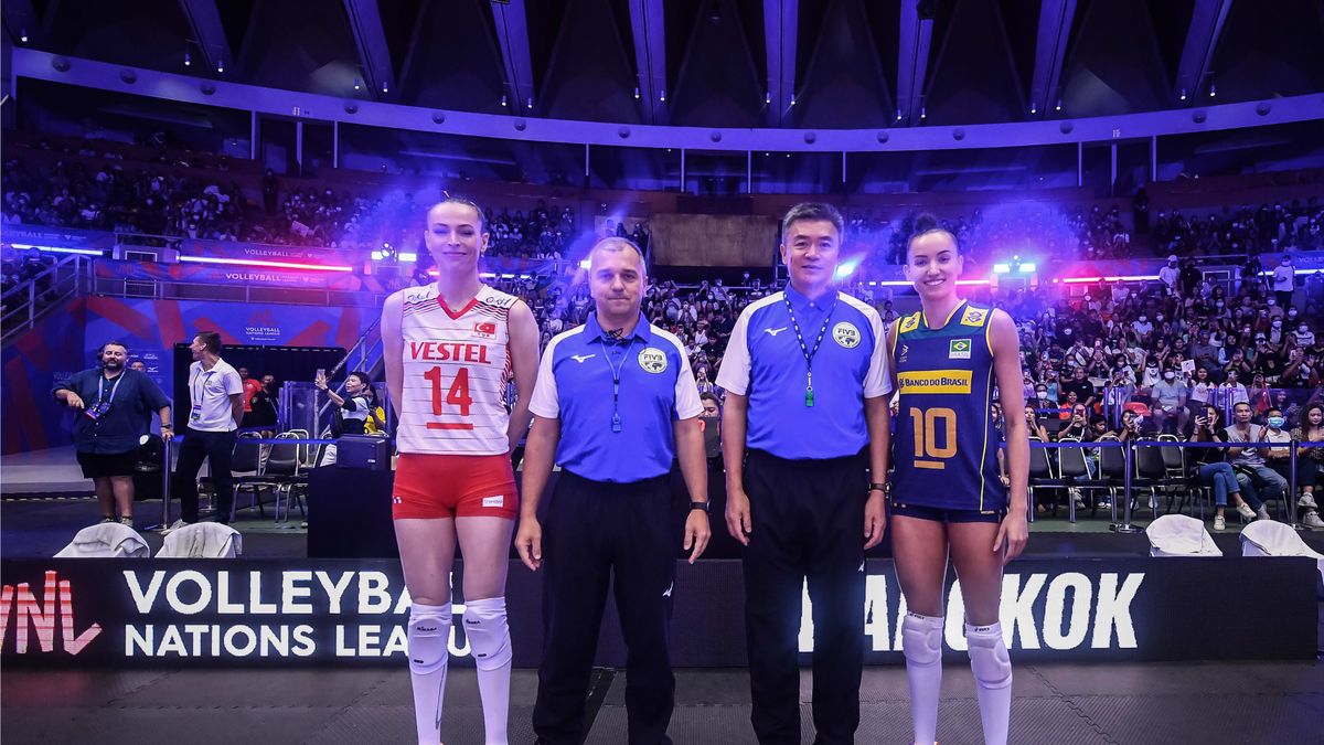 Zdjęcie okładkowe artykułu: Materiały prasowe / FIVB / Mecz Ligi Narodów: Brazylia - Turcja