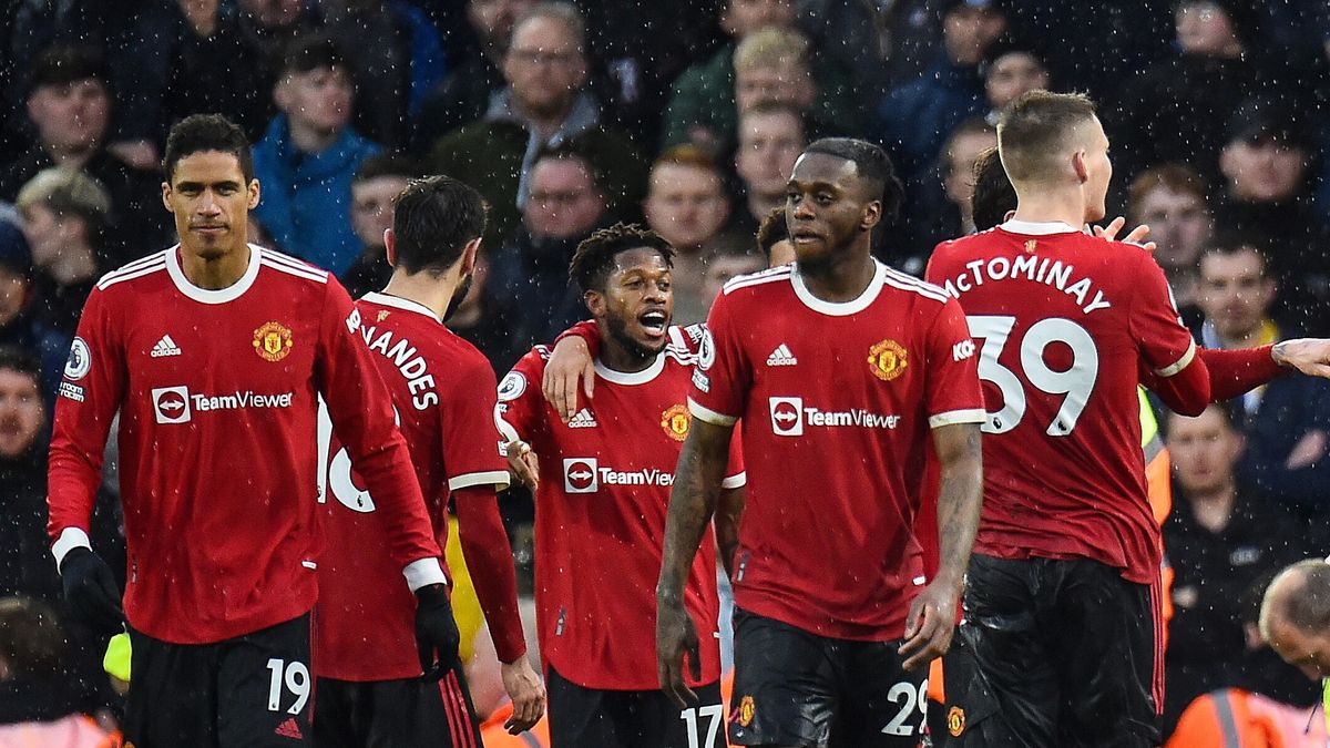 PAP/EPA / PETER POWELL / Na zdjęciu: piłkarze Manchesteru United