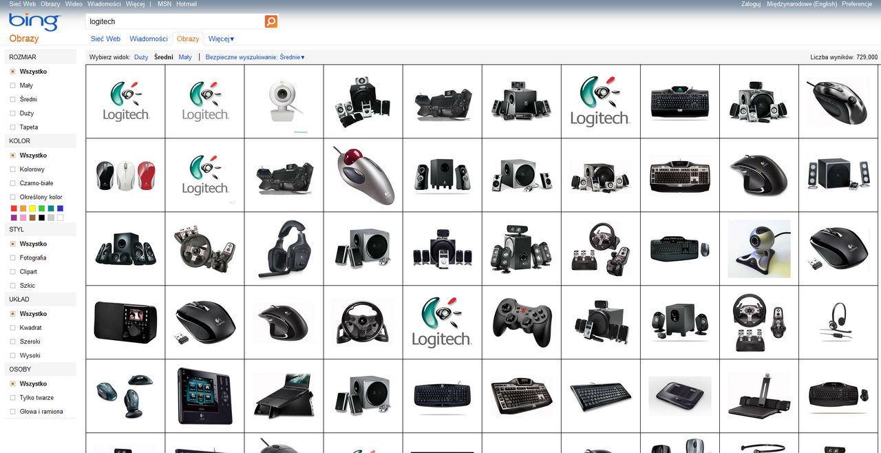 Wyszukiwarka obrazów w Bingu