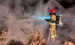 Pożar we Władysławowie. Ratownik SAR stracił dorobek życia