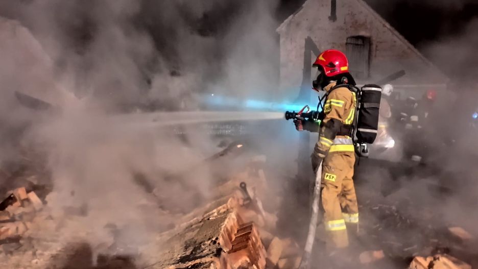 Pożar we Władysławowie. Mieszkaniec stracił dorobek życia