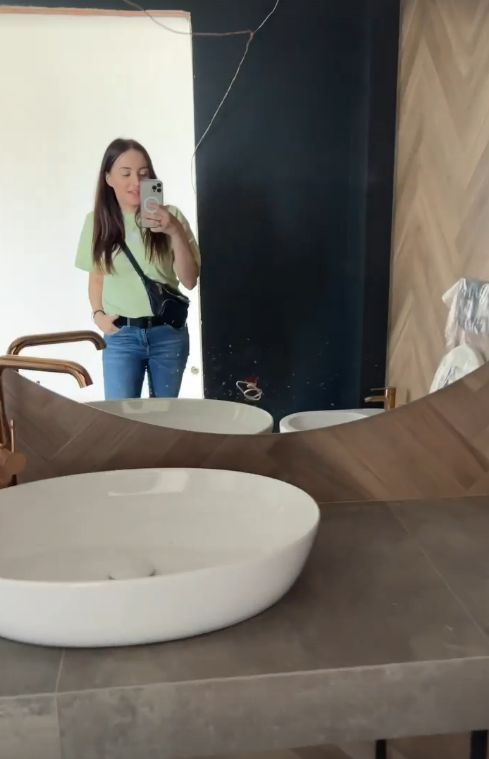 Ania Bardowska pokazała łazienki w budowanym domu oraz projekt początkowy