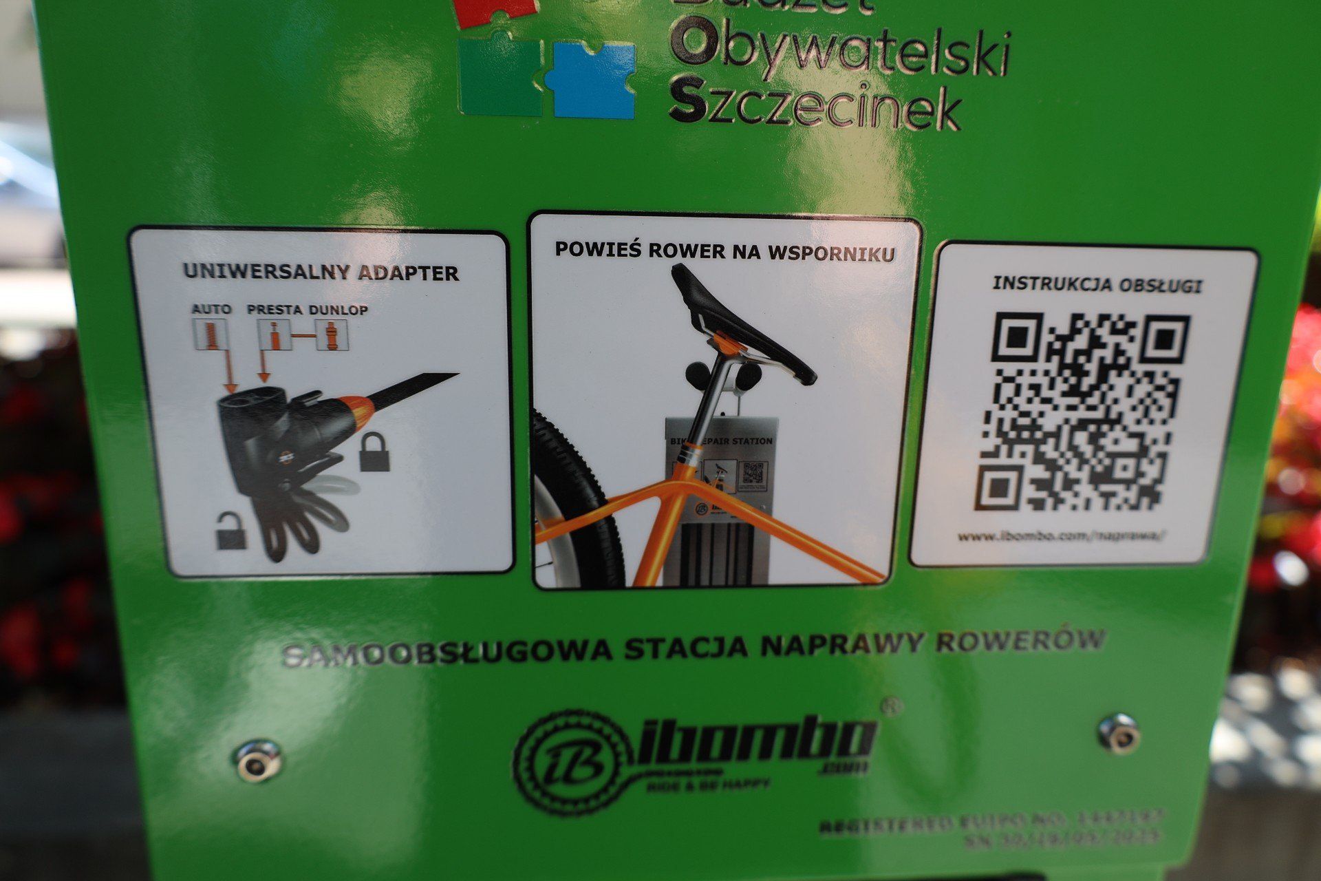 Mobilna stacja naprawy rowerów w Szczecinku