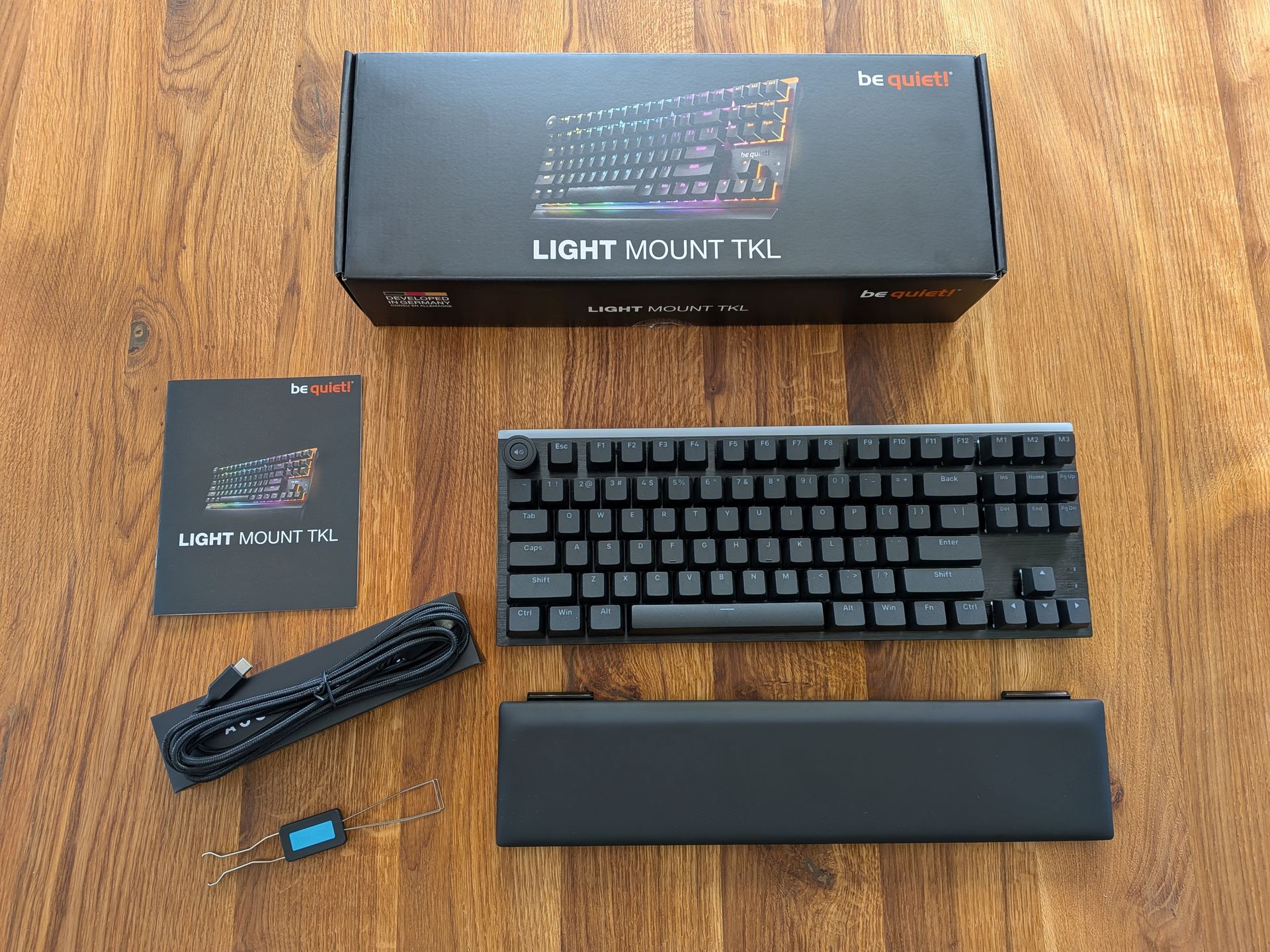 W zestawie be quiet! Light Mount TKL niczego nie brakuje