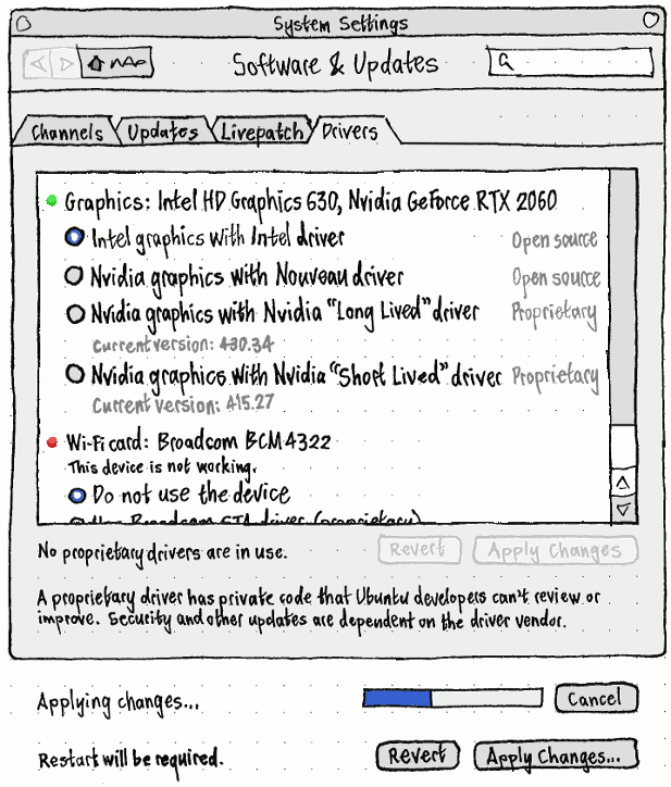 Projekt nowego interfejsu, fot. Canonical (Matthew Paul Thomas)