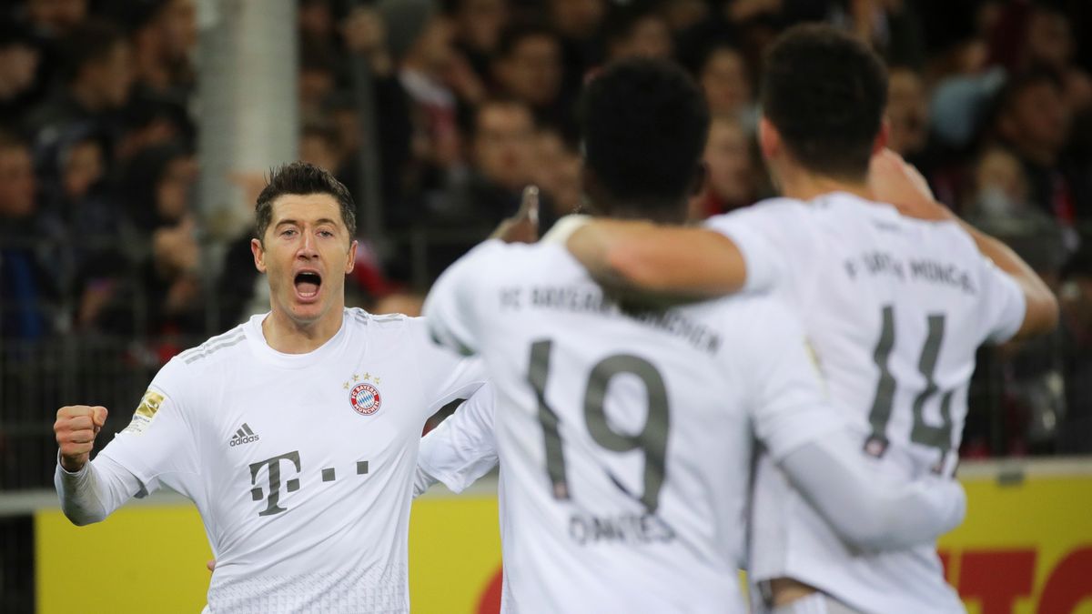 radość piłkarzy Bayernu Monachium