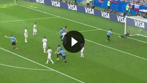 Mundial 2018. Urugwaj - Rosja. Laxalt uderza, rykoszet Czeryszewa i gol na 2:0 (TVP Sport)