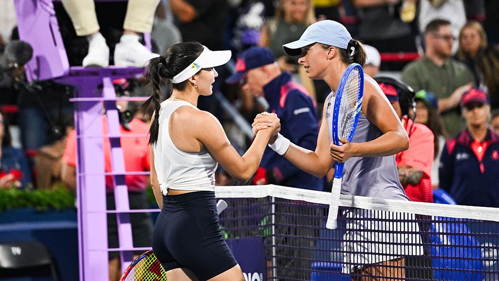 Getty Images / David Kirouac/Icon Sportswire / Na zdjęciu: Eva Lys i Iga Świątek