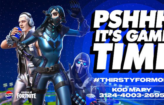 Pepsi z filmową mapą w Fortnite