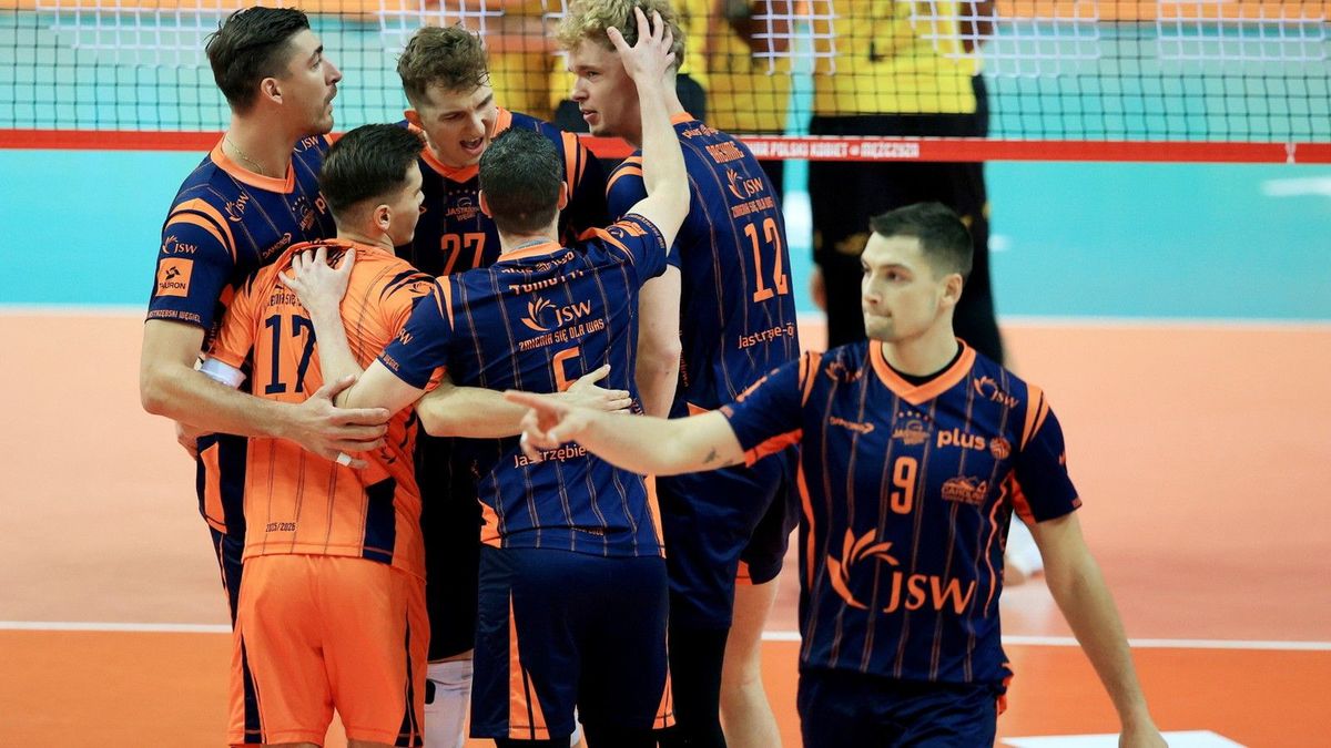 PAP / Jarek Praszkiewicz / Na zdjęciu: siatkarze JSW Jastrzębskiego Węgla 