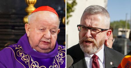Kręcą nowy film? Szukali sobowtórów kard. Dziwisza i Brauna