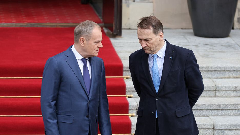 Donald Tusk i Radosław Sikorski
