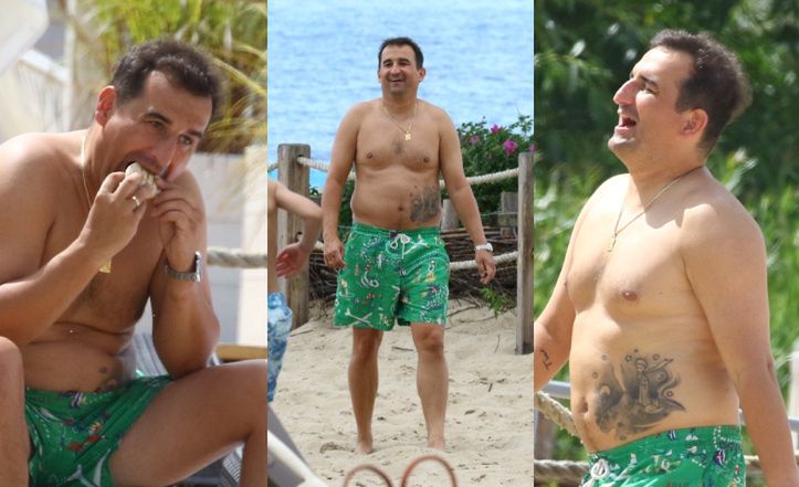 Michał Koterski wczasuje się z synkiem w Sopocie