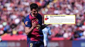 "Sfrustrowany". Tak Hiszpanie ocenili Lewandowskiego