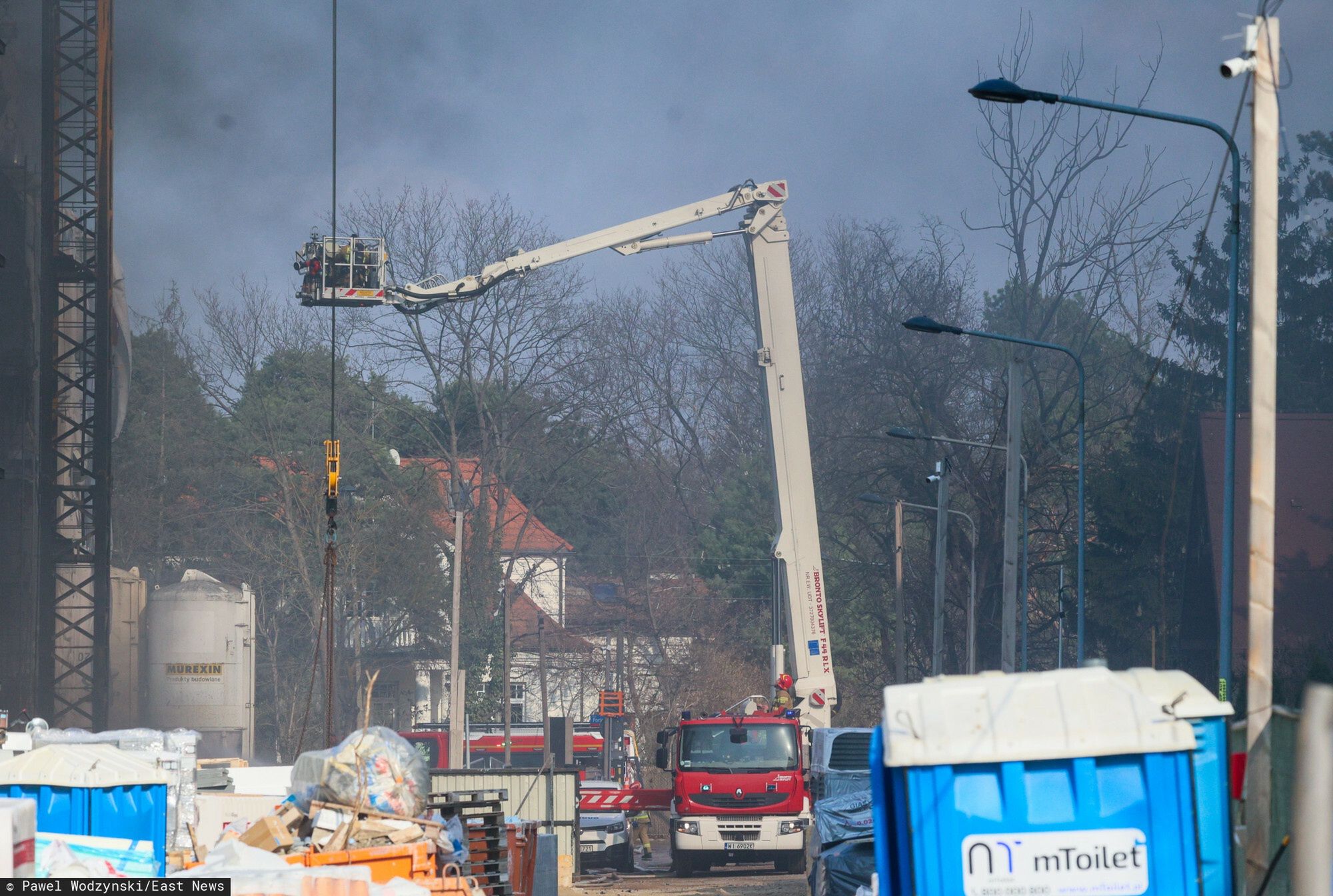 Pożar na Białołęce