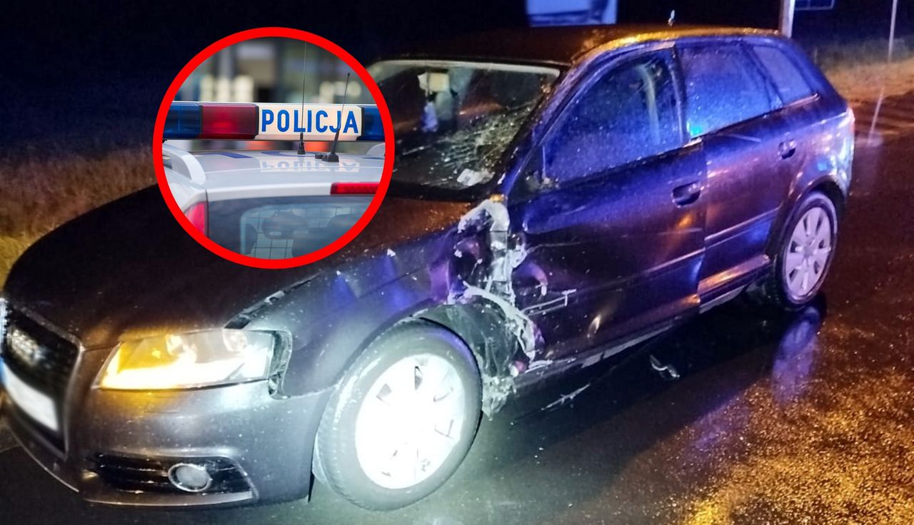 29-latka za kierownicą audi. Tragiczny finał. Mężczyzna nie żyje